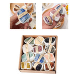 Maxbell Deluxe Rock and Mineral Collection Discovery Treasure for Ages 4 + Decors style B