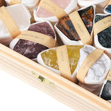 Maxbell Deluxe Rock and Mineral Collection Discovery Treasure for Ages 4 + Decors style D