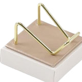 Maxbell Multifunctional Arm Display Stand Holder Placement Racks for Rocks Office S(champagne white)