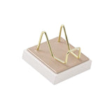 Maxbell Multifunctional Arm Display Stand Holder Placement Racks for Rocks Office M(champagne white)
