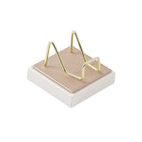 Maxbell Multifunctional Arm Display Stand Holder Placement Racks for Rocks Office M(champagne white)