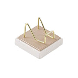 Maxbell Multifunctional Arm Display Stand Holder Placement Racks for Rocks Office M(champagne white)
