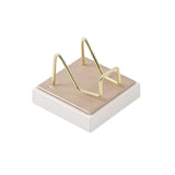 Maxbell Multifunctional Arm Display Stand Holder Placement Racks for Rocks Office M(champagne white)