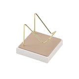 Maxbell Multifunctional Arm Display Stand Holder Placement Racks for Rocks Office L(champagne white)