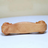 Maxbell Wood Small Bunny Figurine Animal Sculpture for Table Spring Festival