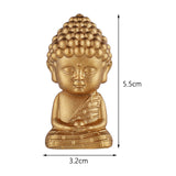Maxbell Sitting Buddha Statue Scene Layout Props for Office Housewarming Study