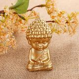 Maxbell Sitting Buddha Statue Scene Layout Props for Office Housewarming Study