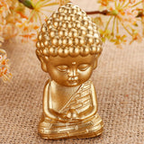 Maxbell Sitting Buddha Statue Scene Layout Props for Office Housewarming Study