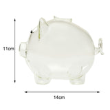 Maxbell Pig Piggy Bank Nursery Decor Saving Money Bank for Office Birthday Gifts Without Character