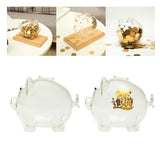 Maxbell Pig Piggy Bank Nursery Decor Saving Money Bank for Office Birthday Gifts Without Character