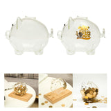 Maxbell Pig Piggy Bank Nursery Decor Saving Money Bank for Office Birthday Gifts Without Character