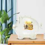 Maxbell Pig Piggy Bank Nursery Decor Saving Money Bank for Office Birthday Gifts With Character