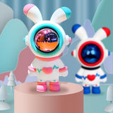 Maxbell Cartoon Keyring Car Key Delicate Space Robot for Gifts Decorations Pink