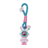 Maxbell Cartoon Keyring Car Key Delicate Space Robot for Gifts Decorations Pink
