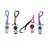 Maxbell Cartoon Keyring Car Key Delicate Space Robot for Gifts Decorations Pink