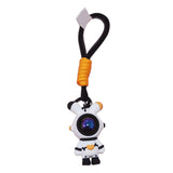 Maxbell Cartoon Keyring Car Key Delicate Space Robot for Gifts Decorations Black