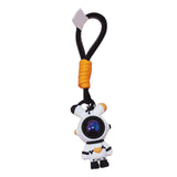 Maxbell Cartoon Keyring Car Key Delicate Space Robot for Gifts Decorations Black