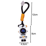 Maxbell Cartoon Keyring Car Key Delicate Space Robot for Gifts Decorations Black