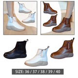 Maxbell Comfortable Short Boots Women Shoes Ankle Boots with Zipper for Women Gifts 5 Black