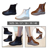 Maxbell Comfortable Short Boots Women Shoes Ankle Boots with Zipper for Women Gifts 5 Black