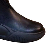Maxbell Comfortable Short Boots Women Shoes Ankle Boots with Zipper for Women Gifts 6 Black