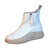 Maxbell Comfortable Short Boots Women Shoes Ankle Boots with Zipper for Women Gifts White Color 5