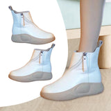 Maxbell Comfortable Short Boots Women Shoes Ankle Boots with Zipper for Women Gifts White Color 5