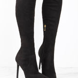 Maxbell Women Over The Knee Boots High Heel Long Boots Casual for Party Home Outdoor 42