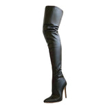 Maxbell Casual Thigh High Boots Warmer Accessories Womens for Party Home Wedding 41 black