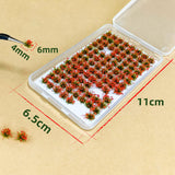 Maxbell Artificial DIY Miniature Flower Cluster Model for Decoration Red