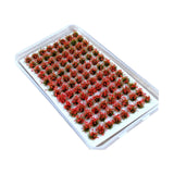 Maxbell Artificial DIY Miniature Flower Cluster Model for Decoration Red