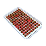 Maxbell Artificial DIY Miniature Flower Cluster Model for Decoration Red