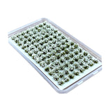 Maxbell Artificial DIY Miniature Flower Cluster Model for Decoration White