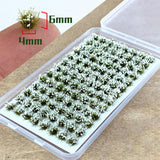 Maxbell Artificial DIY Miniature Flower Cluster Model for Decoration White