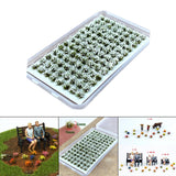 Maxbell Artificial DIY Miniature Flower Cluster Model for Decoration White
