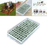 Maxbell Artificial DIY Miniature Flower Cluster Model for Decoration White