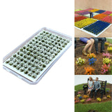 Maxbell Artificial DIY Miniature Flower Cluster Model for Decoration White