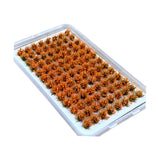 Maxbell Artificial DIY Miniature Flower Cluster Model for Decoration Orange