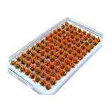 Maxbell Artificial DIY Miniature Flower Cluster Model for Decoration Orange