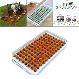 Maxbell Artificial DIY Miniature Flower Cluster Model for Decoration Orange