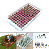 Maxbell Artificial DIY Miniature Flower Cluster Model for Decoration Pink