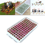 Maxbell Artificial DIY Miniature Flower Cluster Model for Decoration Pink