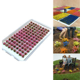 Maxbell Artificial DIY Miniature Flower Cluster Model for Decoration Pink