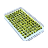 Maxbell Artificial DIY Miniature Flower Cluster Model for Decoration Light Yellow