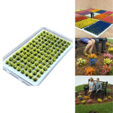 Maxbell Artificial DIY Miniature Flower Cluster Model for Decoration Light Yellow