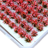 Maxbell Artificial DIY Miniature Flower Cluster Model for Decoration Pink Red