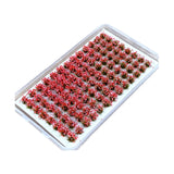 Maxbell Artificial DIY Miniature Flower Cluster Model for Decoration Pink Red