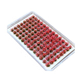 Maxbell Artificial DIY Miniature Flower Cluster Model for Decoration Pink Red