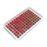 Maxbell Artificial DIY Miniature Flower Cluster Model for Decoration Pink Red