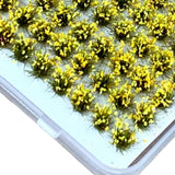 Maxbell Artificial DIY Miniature Flower Cluster Model for Decoration Yellow